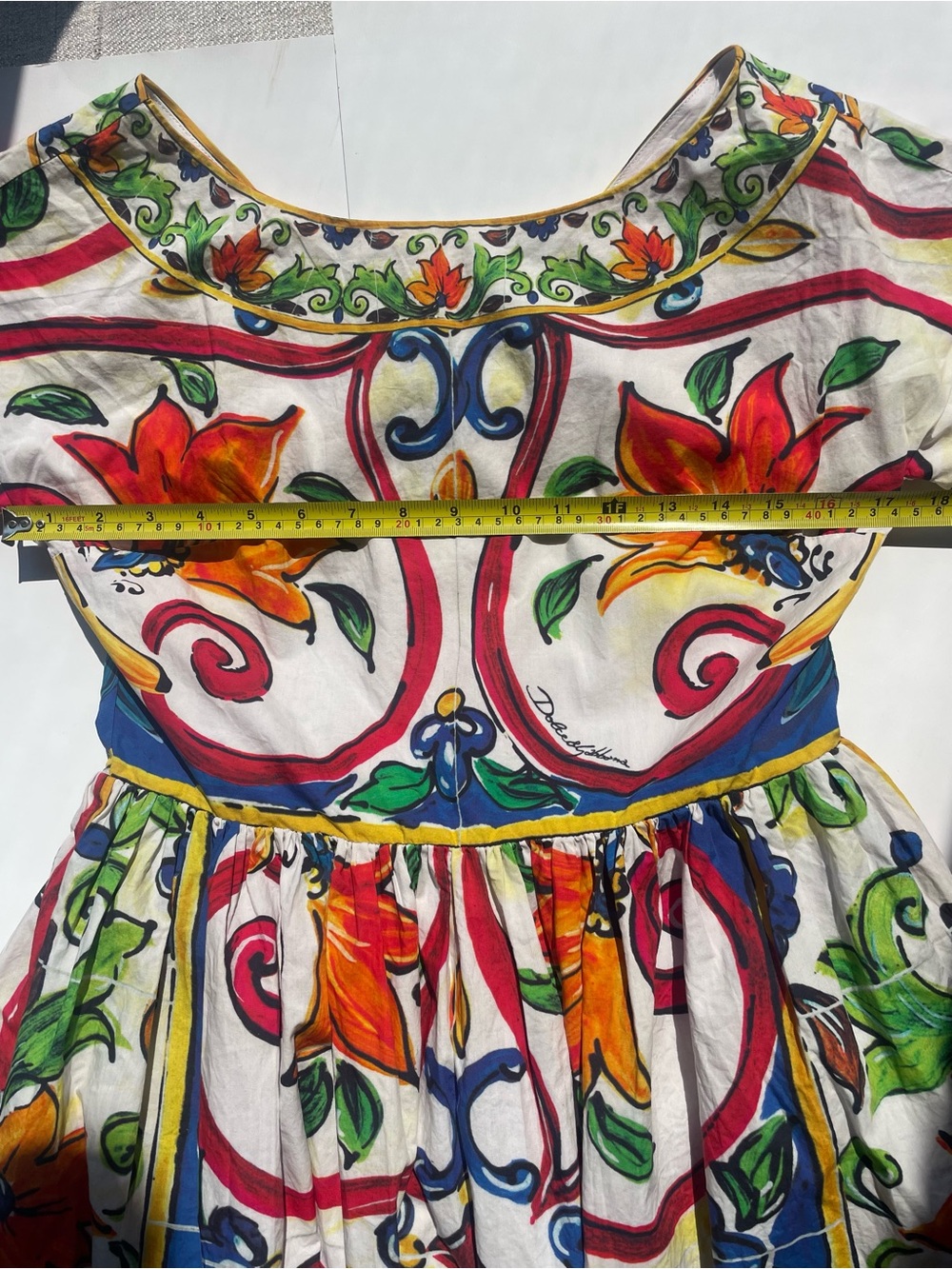 Dolce & Gabbana Multicolor Floral & Leopard Print Midi Dress small - Picture 6 of 11